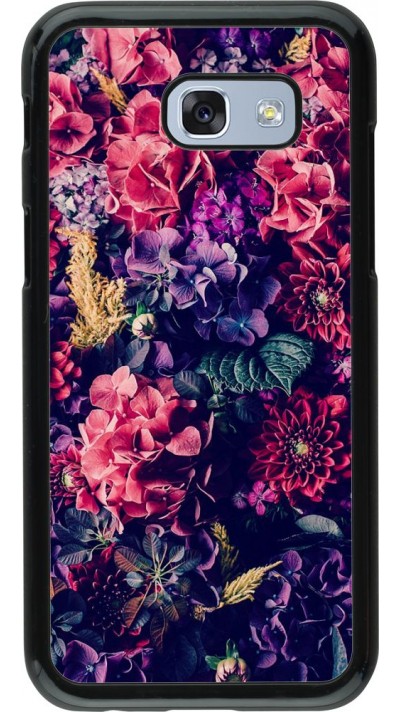 Hülle Samsung Galaxy A5 (2017) - Flowers Dark