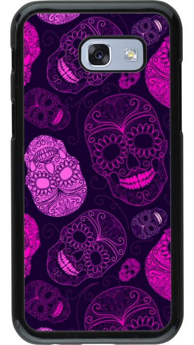 Coque Samsung Galaxy A5 (2017) - Halloween 2023 pink skulls