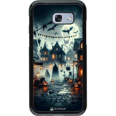 Samsung Galaxy A5 (2017) Case Hülle - Halloween Spukstadt