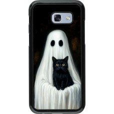 Samsung Galaxy A5 (2017) Case Hülle - Halloween 2025 Ghost with black cat
