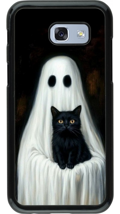 Samsung Galaxy A5 (2017) Case Hülle - Halloween 2025 Ghost with black cat