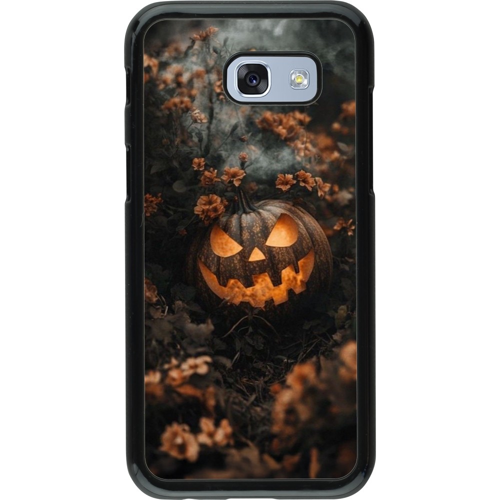 Samsung Galaxy A5 (2017) Case Hülle - Halloween 2025 Pumpkin with flowers