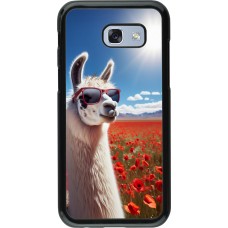 Samsung Galaxy A5 (2017) Case Hülle - Lama Chic in Mohnblume
