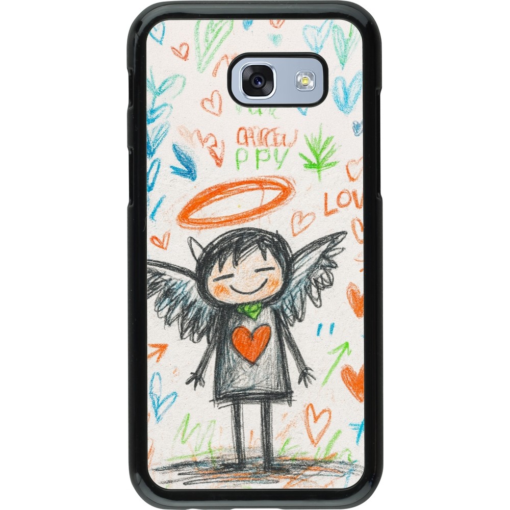 Coque Samsung Galaxy A5 (2017) - Little Angel Sketch Love