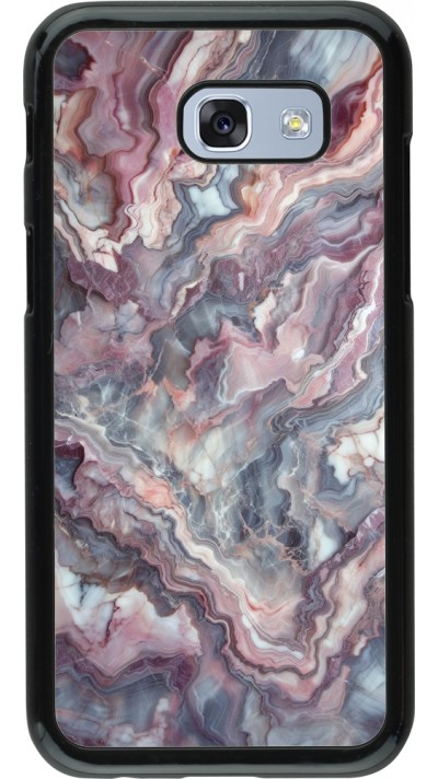Samsung Galaxy A5 (2017) Case Hülle - Violetter silberner Marmor