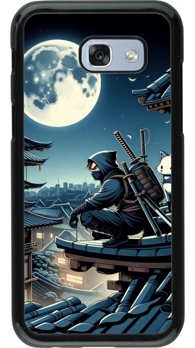 Samsung Galaxy A5 (2017) Case Hülle - Ninja unter dem Mond