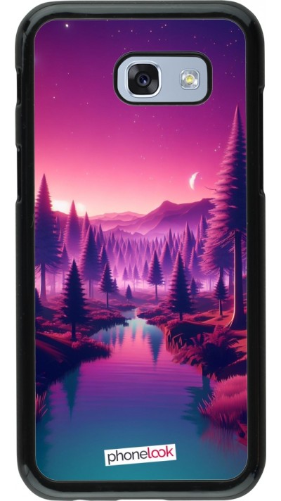 Samsung Galaxy A5 (2017) Case Hülle - Lila-rosa Landschaft