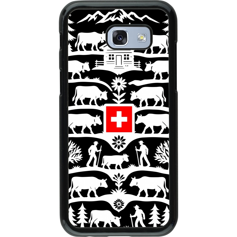 Samsung Galaxy A5 (2017) Case Hülle - Poya Schweiz 3 schwarz