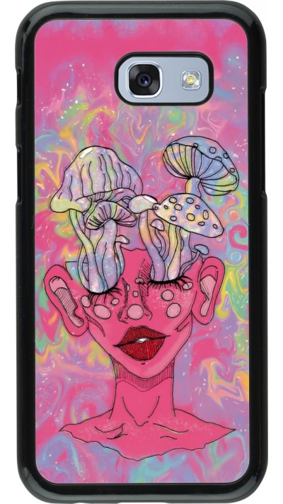Coque Samsung Galaxy A5 (2017) - Psychedelic pink mushroom
