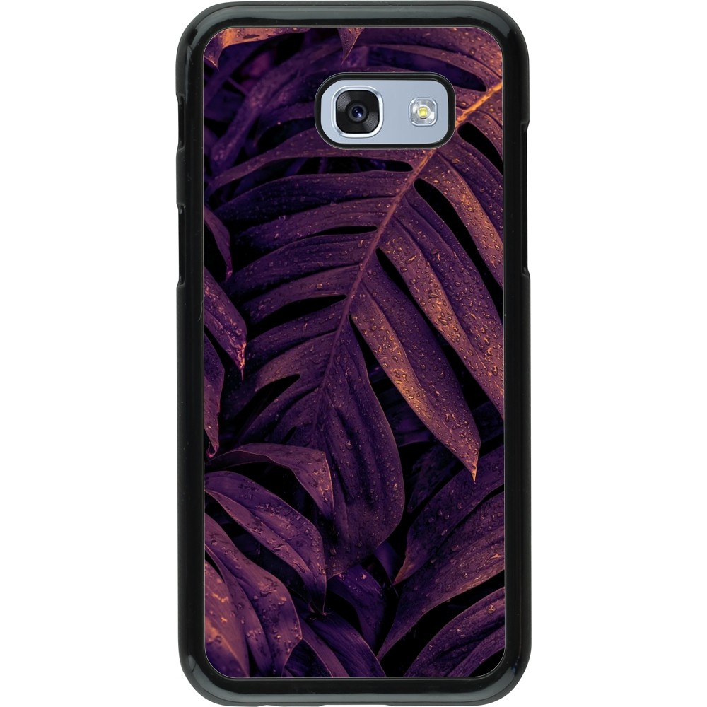 Samsung Galaxy A5 (2017) Case Hülle - Purple Light Leaves
