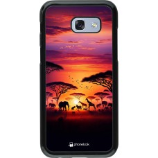 Samsung Galaxy A5 (2017) Case Hülle - Safari Sonnenuntergang Wildtiere