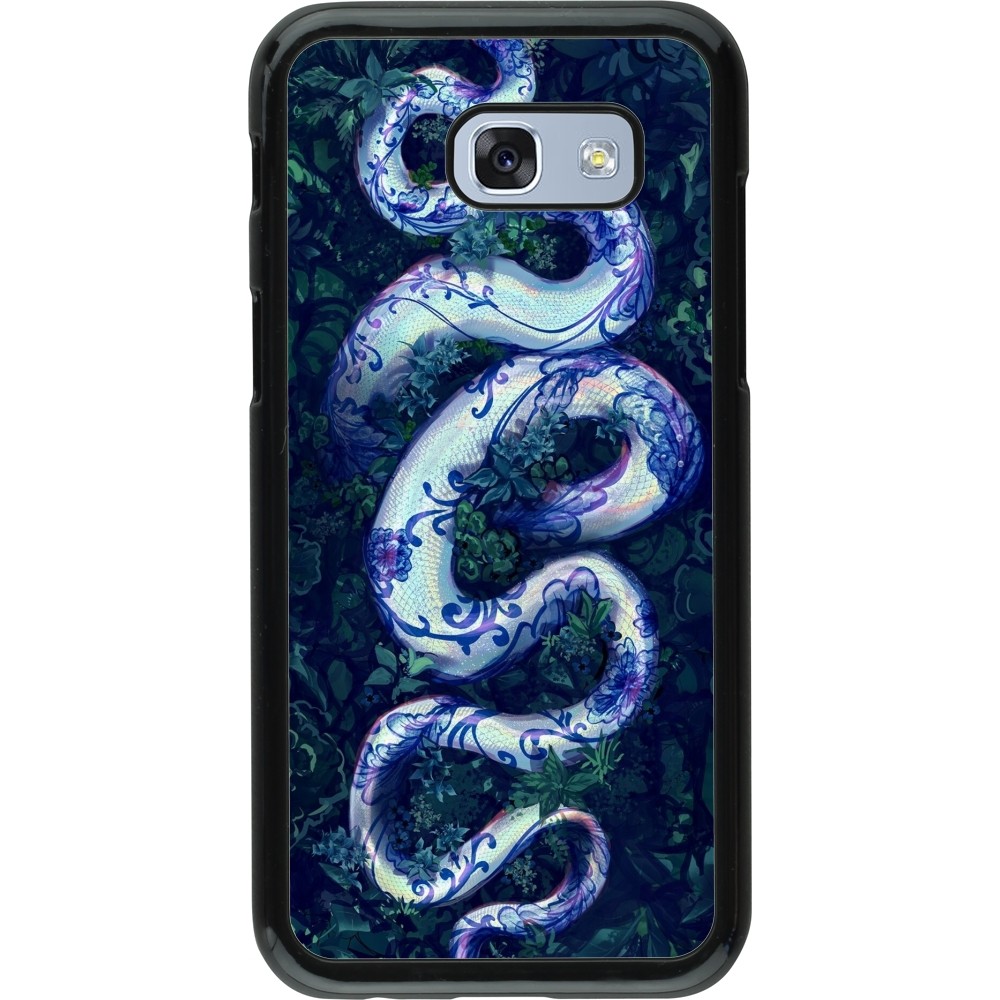Samsung Galaxy A5 (2017) Case Hülle - Snake Blue Anaconda