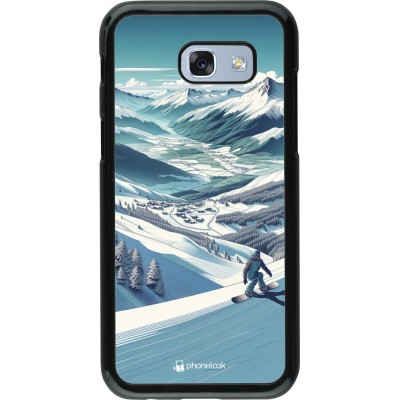 Coque Samsung Galaxy A5 (2017) - Snowboarder Montagne