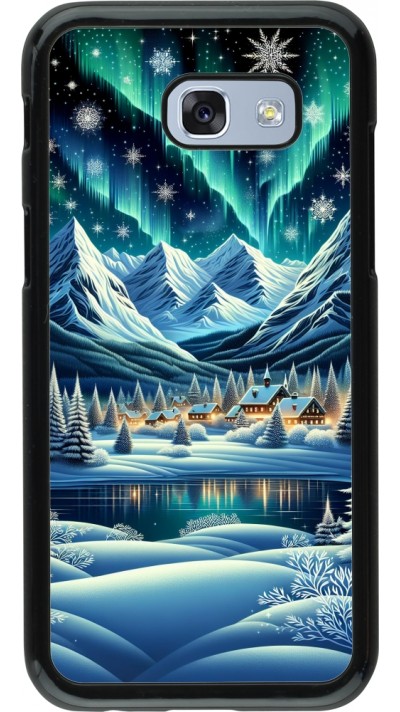 Coque Samsung Galaxy A5 (2017) - Snowy Mountain Village Lake night