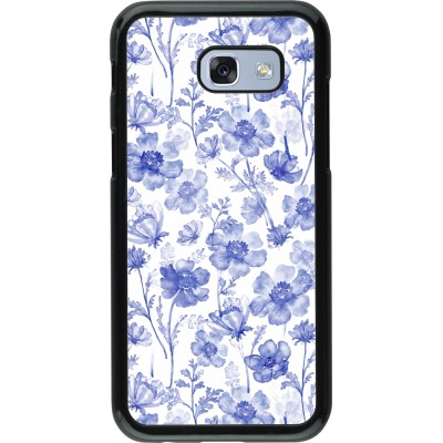Samsung Galaxy A5 (2017) Case Hülle - Spring 23 watercolor blue flowers