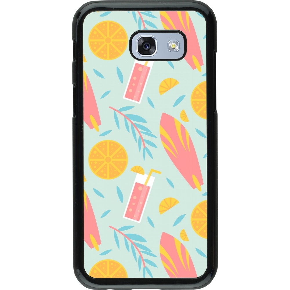 Samsung Galaxy A5 (2017) Case Hülle - Summer 2025 Pattern citron