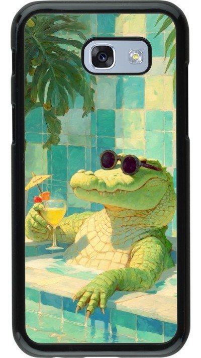 Coque Samsung Galaxy A5 (2017) - Crocodile in the swimming pool Summer 2026