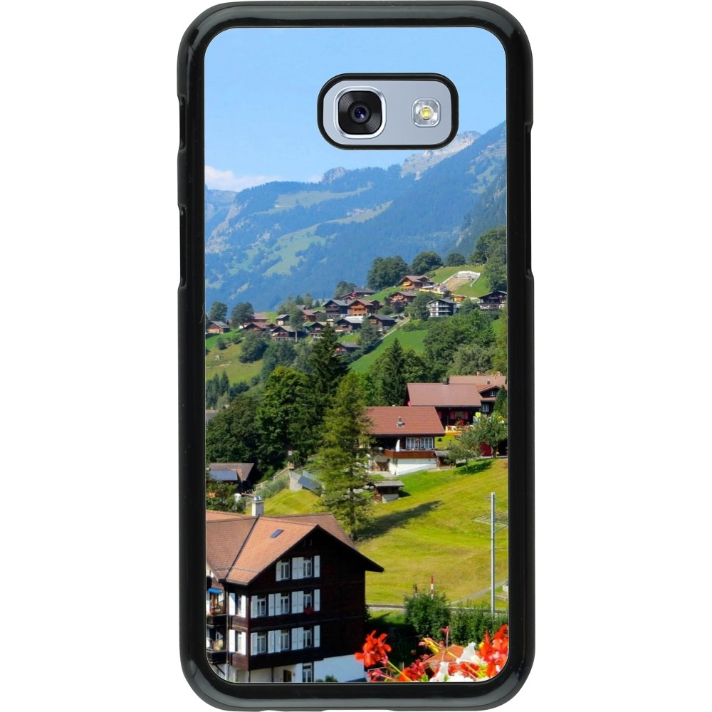 Samsung Galaxy A5 (2017) Case Hülle -  Nationalfeiertag Schweiz Landschaft