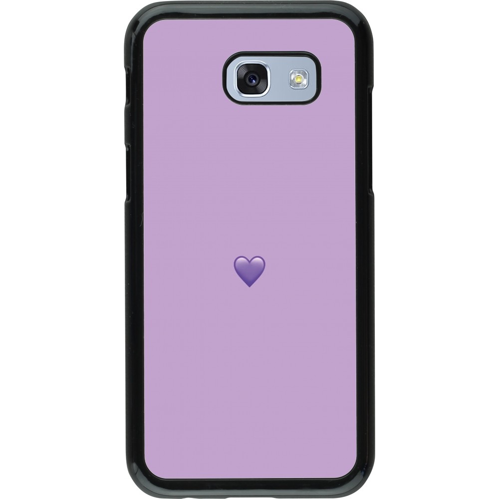 Coque Samsung Galaxy A5 (2017) - Valentine 2023 purpule single heart