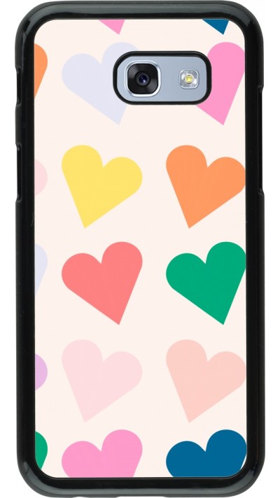 Coque Samsung Galaxy A5 (2017) - Valentine 2023 colorful hearts
