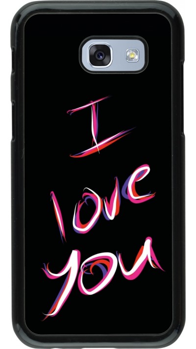 Coque Samsung Galaxy A5 (2017) - Valentine 2023 colorful I love you