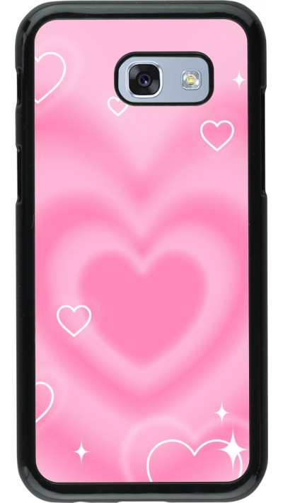 Coque Samsung Galaxy A5 (2017) - Valentine 2023 degraded pink hearts
