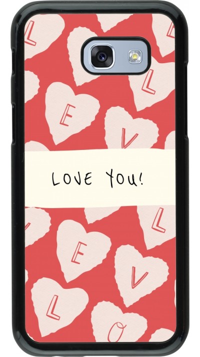 Coque Samsung Galaxy A5 (2017) - Valentine 2023 love you note