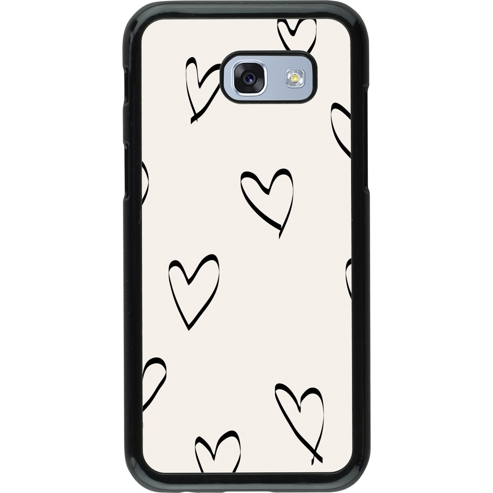 Coque Samsung Galaxy A5 (2017) - Valentine 2023 minimalist hearts