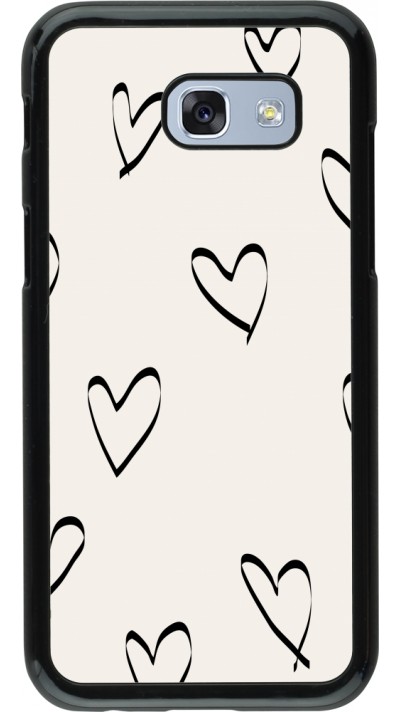 Coque Samsung Galaxy A5 (2017) - Valentine 2023 minimalist hearts