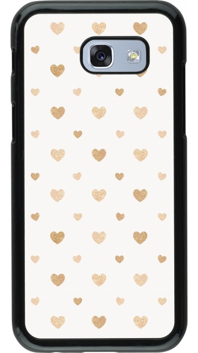Coque Samsung Galaxy A5 (2017) - Valentine 2023 multiple gold hearts
