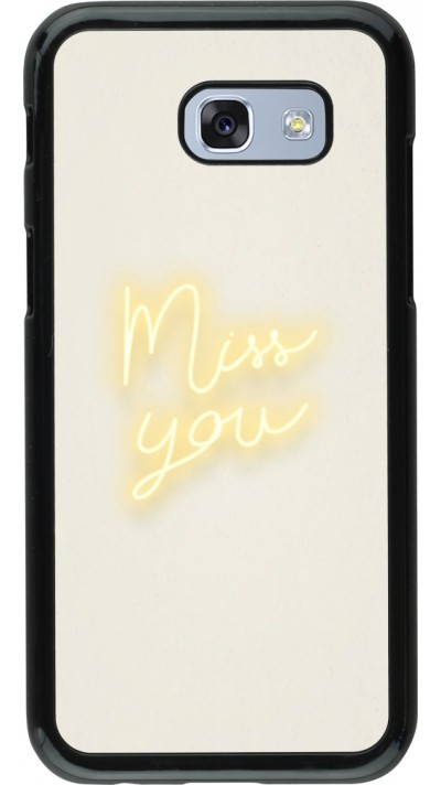 Coque Samsung Galaxy A5 (2017) - Valentine 2023 neon miss you