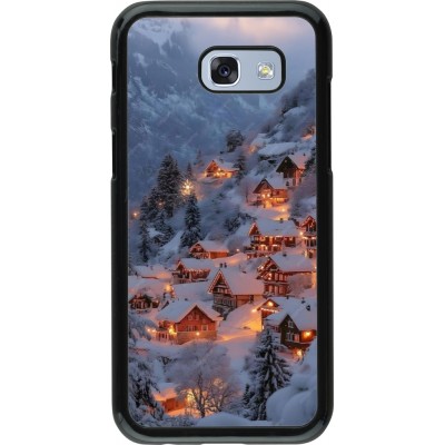Samsung Galaxy A5 (2017) Case Hülle - Winter 25 Winter snowy village