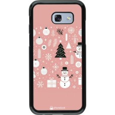 Samsung Galaxy A5 (2017) Case Hülle - Weihnachten 2024 Rose Schneemann Weihnachten