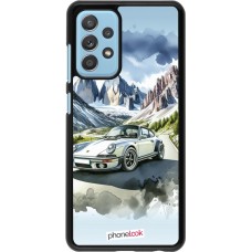Coque Samsung Galaxy A52 - Porsche 911 Mountain Watercolor