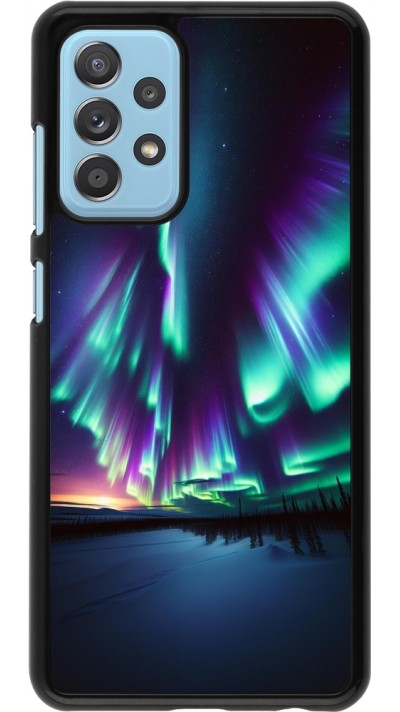 Samsung Galaxy A52 Case Hülle - Funkelndes Nordlicht