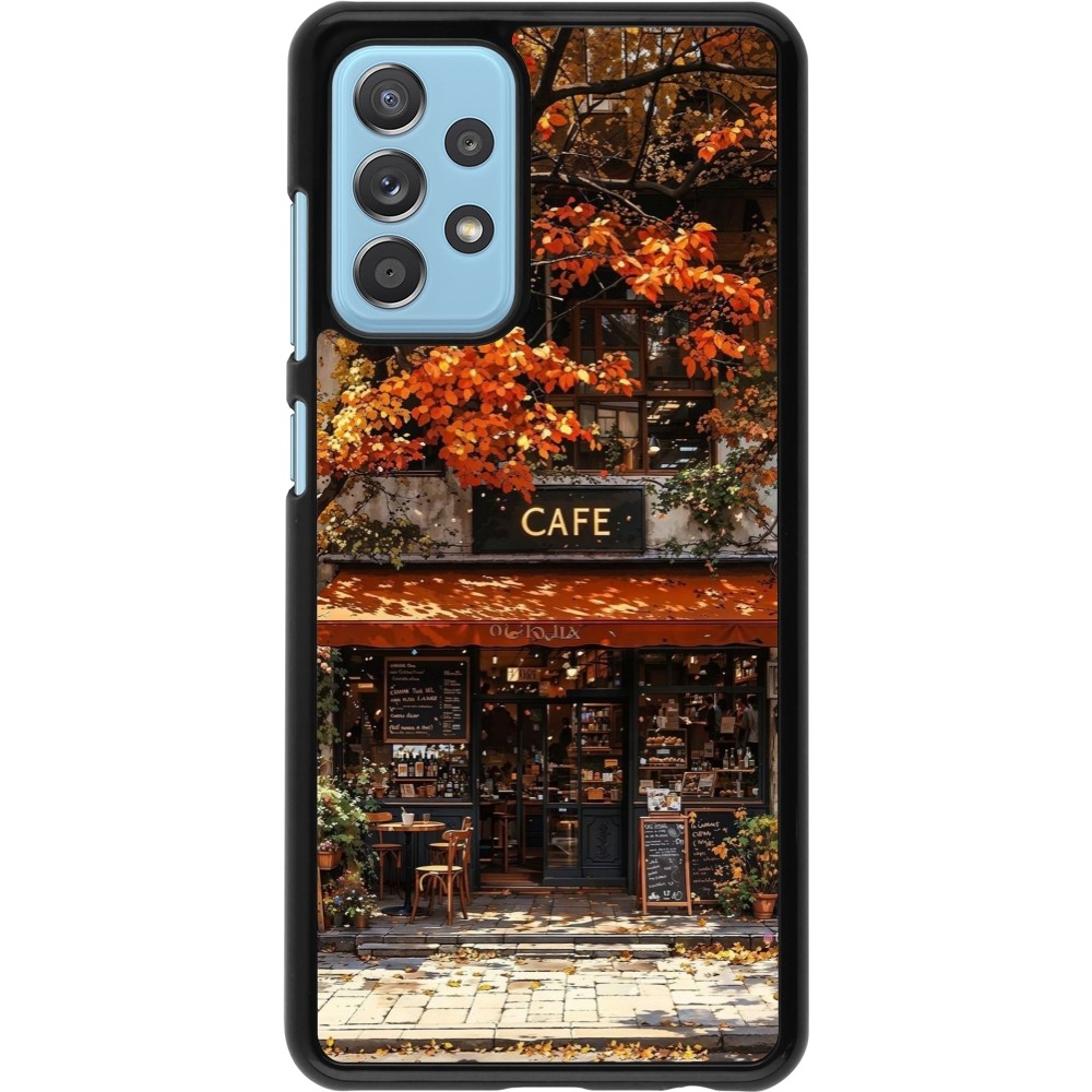 Samsung Galaxy A52 Case Hülle - Autumn 25 Coffee shop