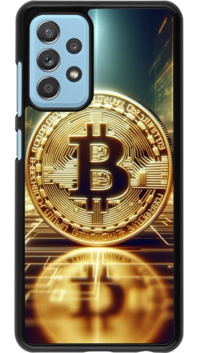 Samsung Galaxy A52 Case Hülle - Bitcoin Stehen