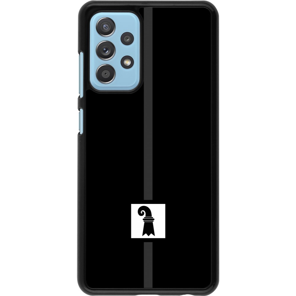 Samsung Galaxy A52 Case Hülle - Kanton BS schwarz