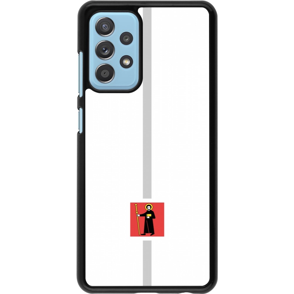Samsung Galaxy A52 Case Hülle - Kanton GL weiss