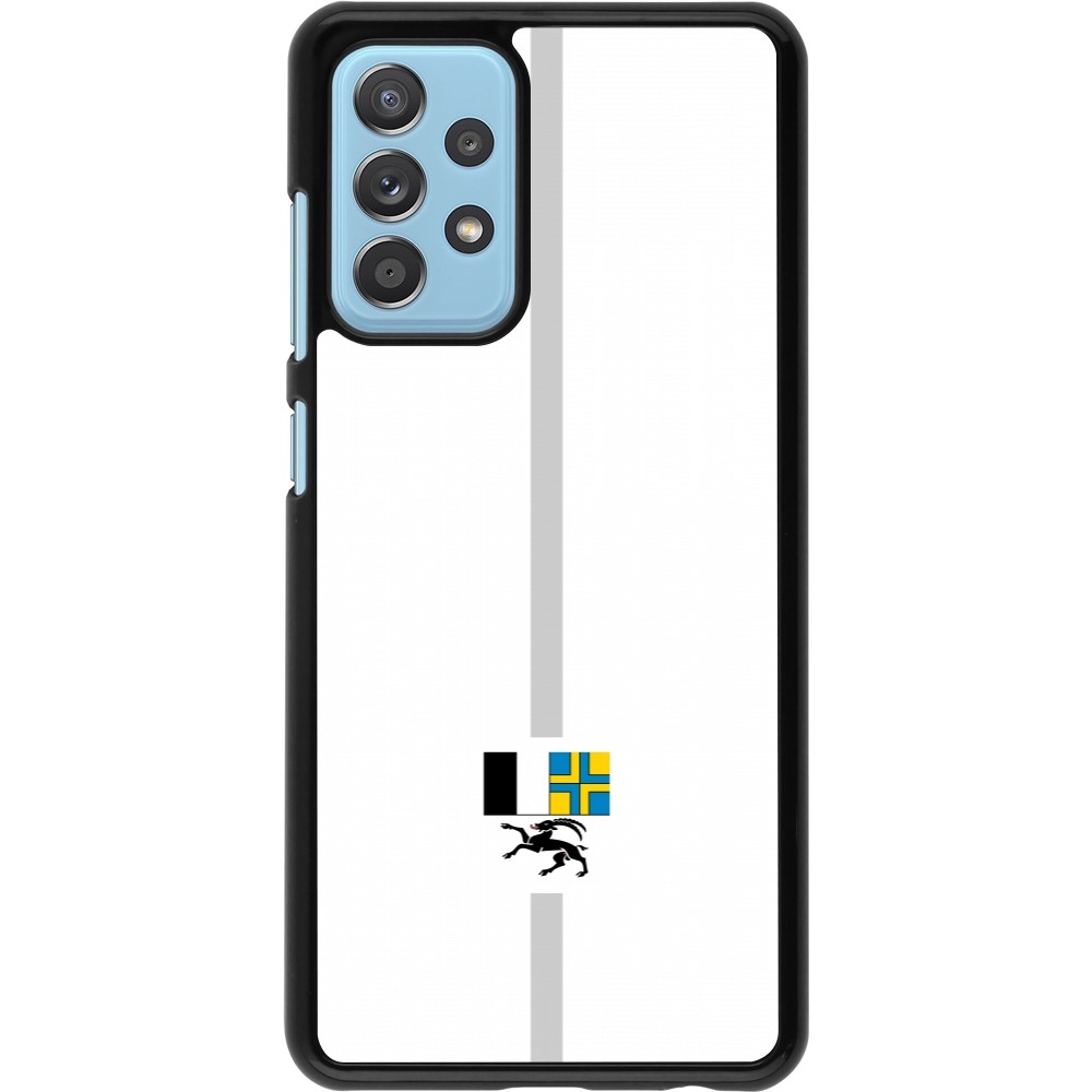 Samsung Galaxy A52 Case Hülle - Kanton GR weiss