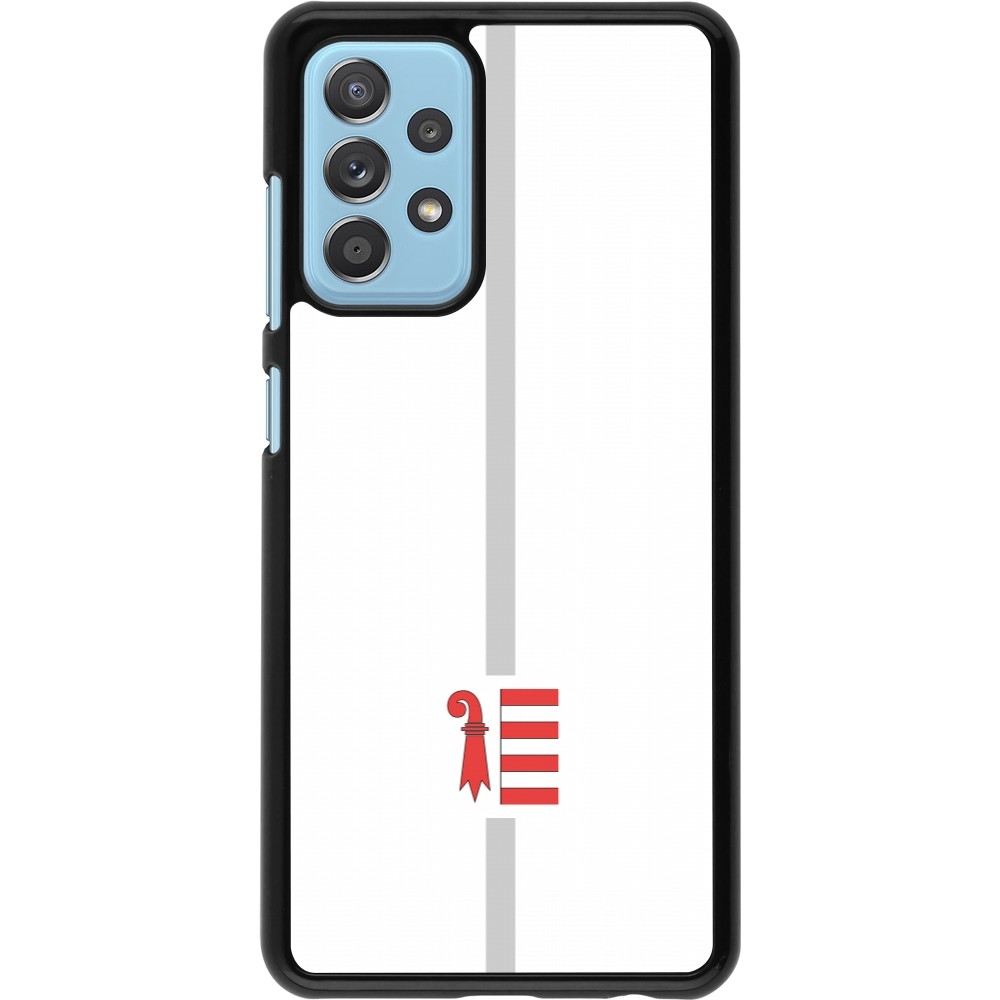 Samsung Galaxy A52 Case Hülle - Kanton JU weiss