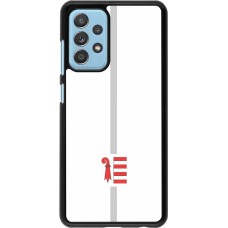Samsung Galaxy A52 Case Hülle - Kanton JU weiss
