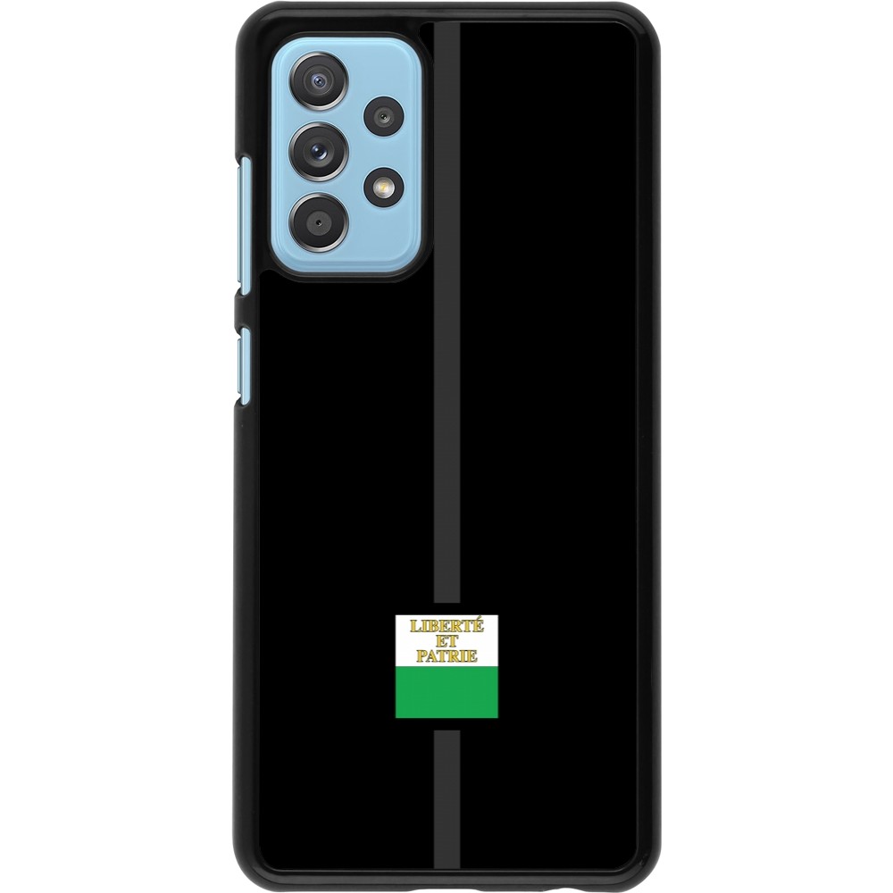 Samsung Galaxy A52 Case Hülle - Kanton VD schwarz