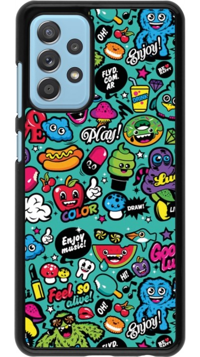 Samsung Galaxy A52 Case Hülle - Cartoons old school