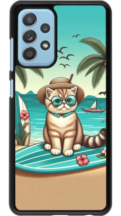 Samsung Galaxy A52 Case Hülle - Chat Surf Stil