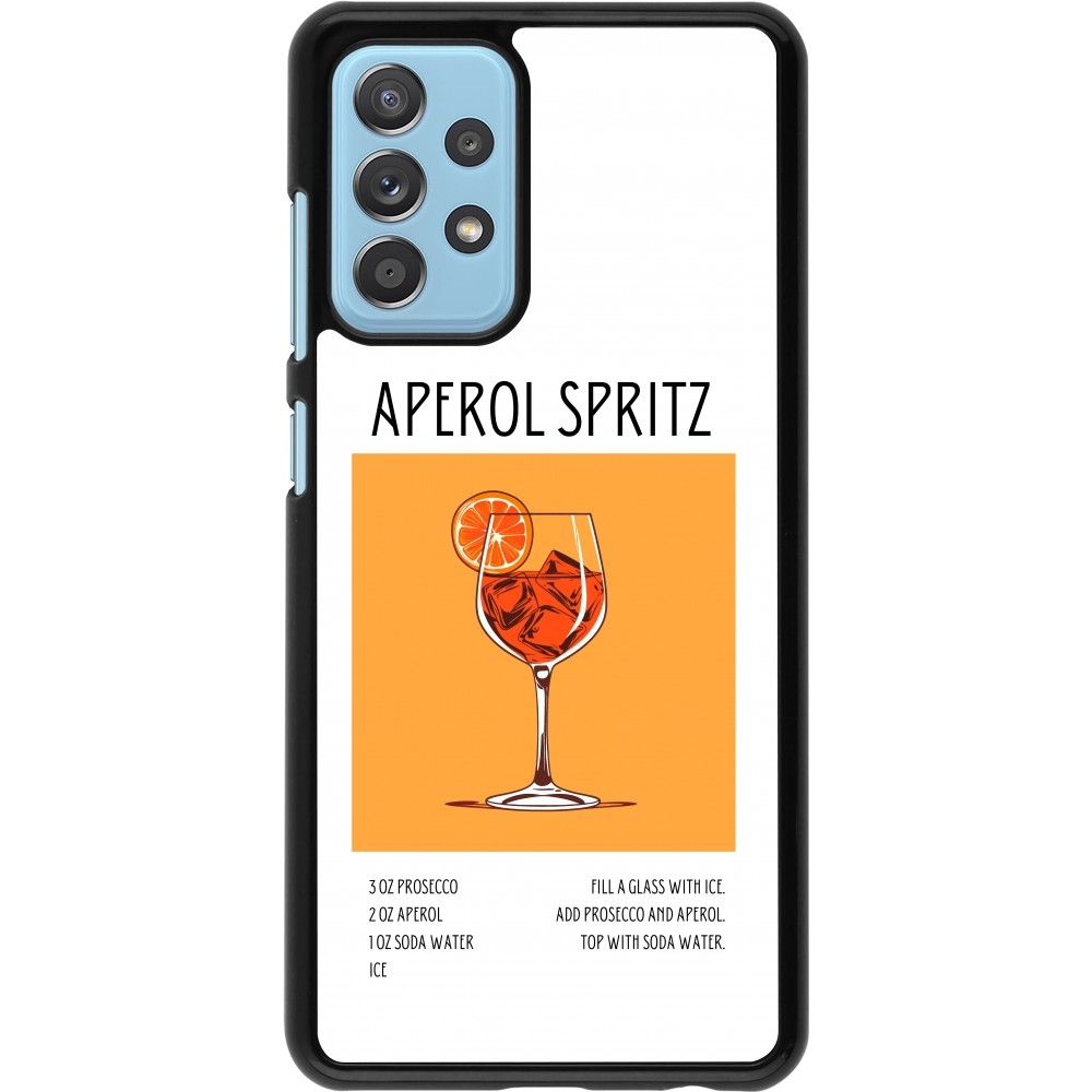 Samsung Galaxy A52 Case Hülle - Cocktail Rezept Aperol Spritz