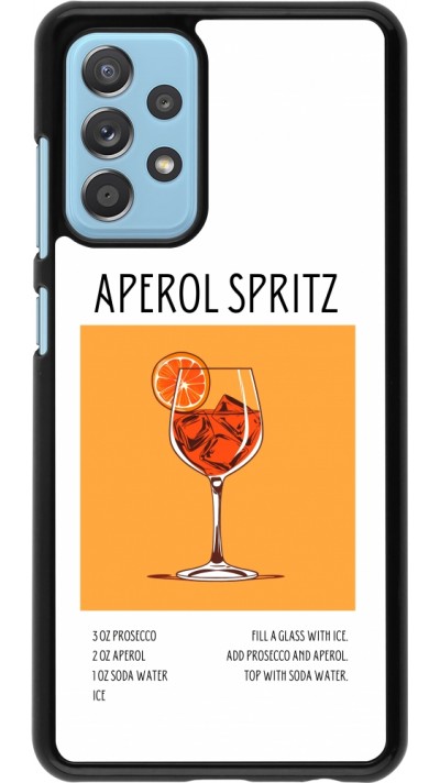 Samsung Galaxy A52 Case Hülle - Cocktail Rezept Aperol Spritz