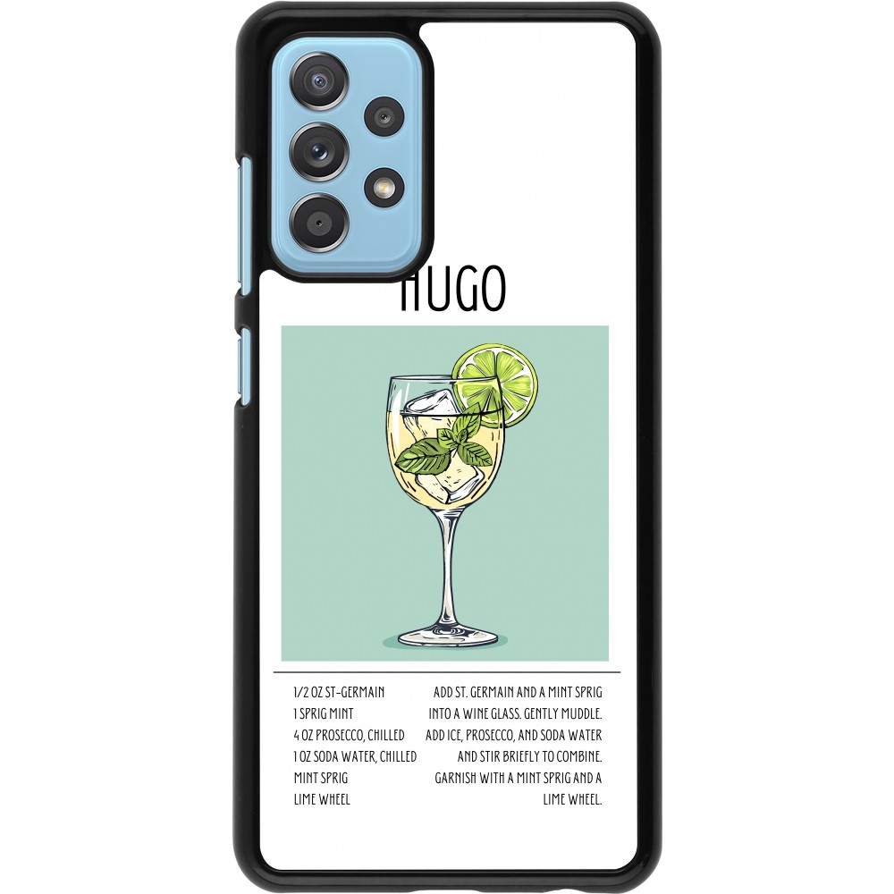 Samsung Galaxy A52 Case Hülle - Cocktail Rezept Hugo