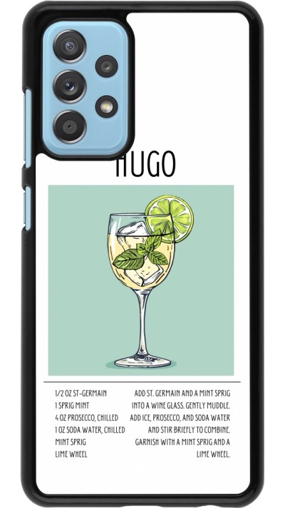 Samsung Galaxy A52 Case Hülle - Cocktail Rezept Hugo