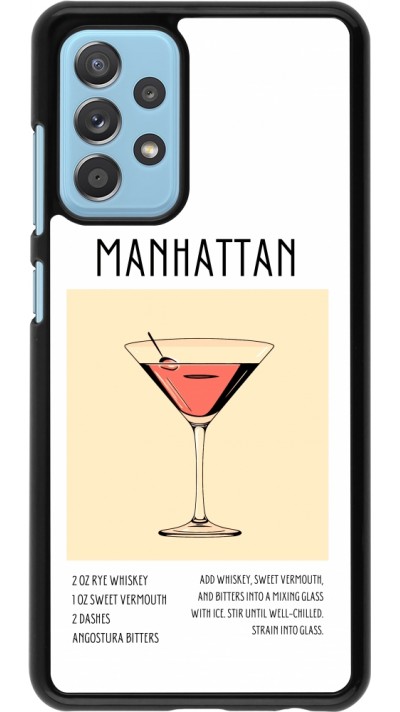 Samsung Galaxy A52 Case Hülle - Cocktail Rezept Manhattan